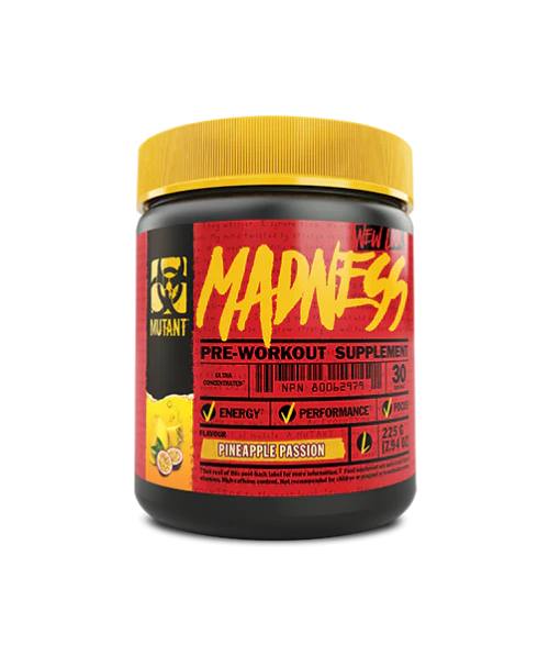 Mutant Madness - Peach Mango 225g - Pre-Workout