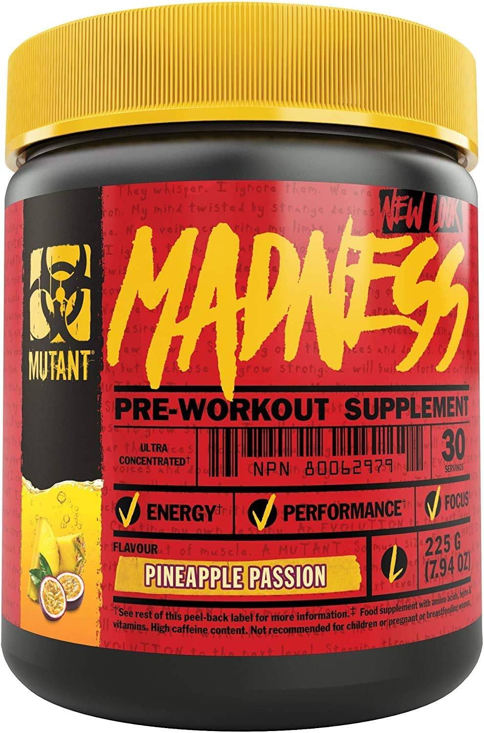 Mutant Madness - Pineapple 225g - Pre-Workout