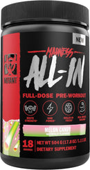 Mutant Madness All-In - Melon Candy 504g 01 - Pre-Workout