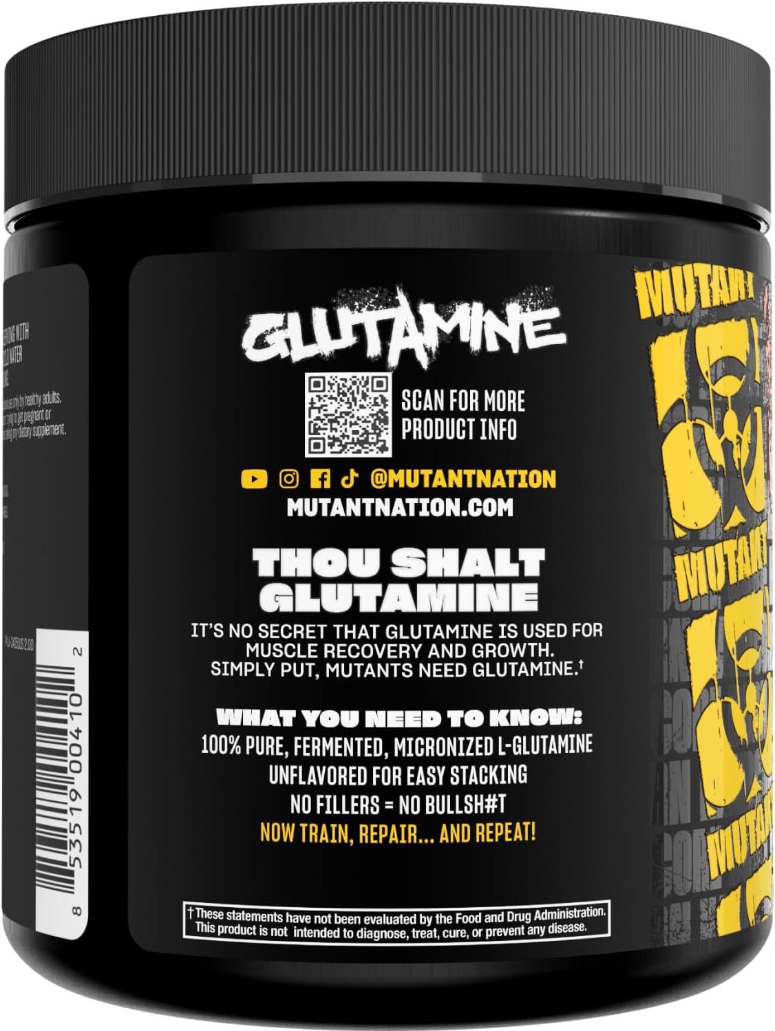 Mutant Glutamine - 300g - Glutamine