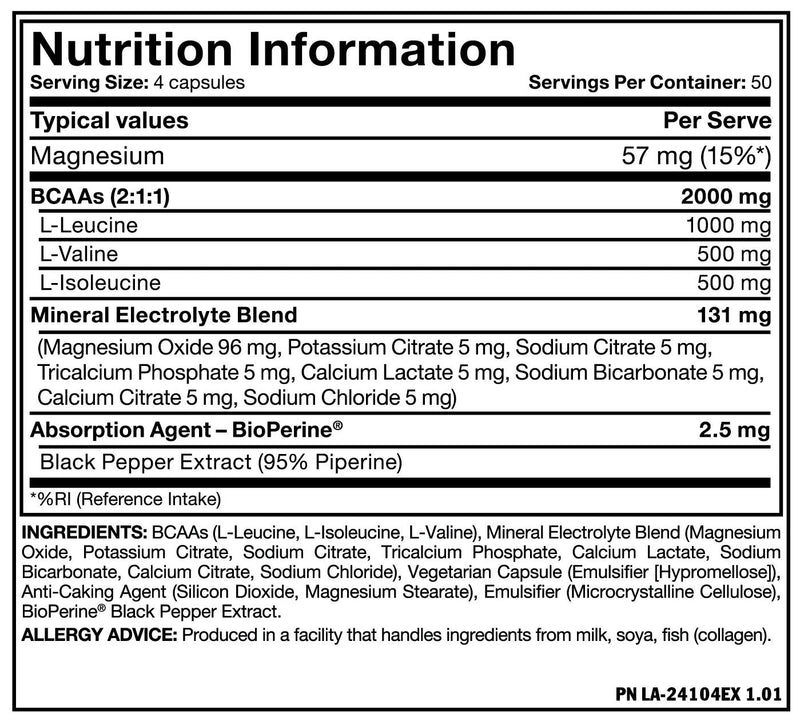 Mutant BCAA 200 capsules