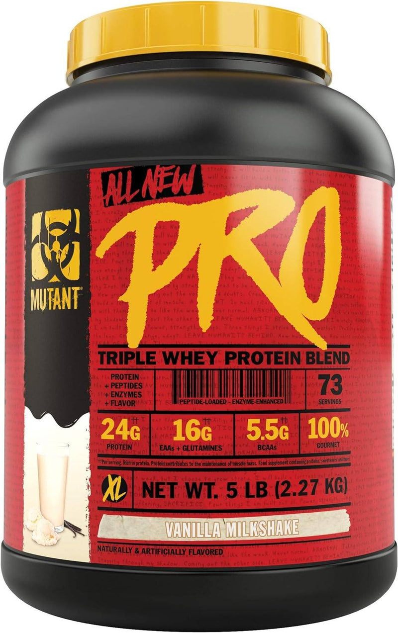 Mutant Pro - Triple Whey Protein Blend Vanilla Milkshake / 5 lbs