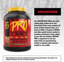 Mutant Pro - Triple Whey Protein Blend - Rich Chocolate Milk 5 lbs - Protein Powder