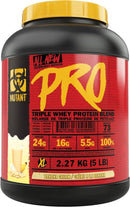 Mutant Pro - Triple Whey Protein Blend - Banana Cream Pie 5 lbs - Protein Powder
