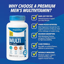 Progressive Multivitamins For Adult Men - 120 vegetable capsules - Men's Health