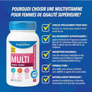 Progressive Multivitamins For Adult Women - 60 vegetable capsules - Multivitamin