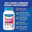 Progressive Multivitamins For Adult Women - 60 vegetable capsules - Multivitamin