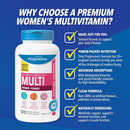 Progressive Multivitamins For Adult Women - 120 vegetable capsules - Multivitamin