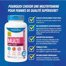 Progressive Multivitamins For Adult Women - 120 vegetable capsules - Multivitamin