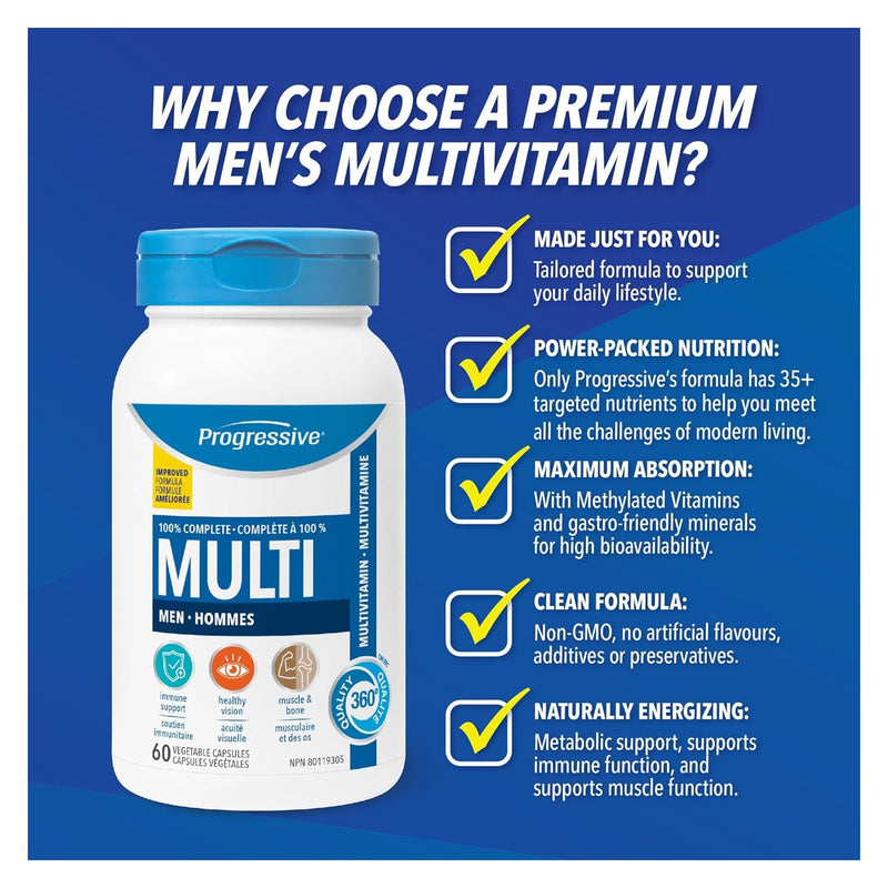 Progressive Multivitamins For Adult Men