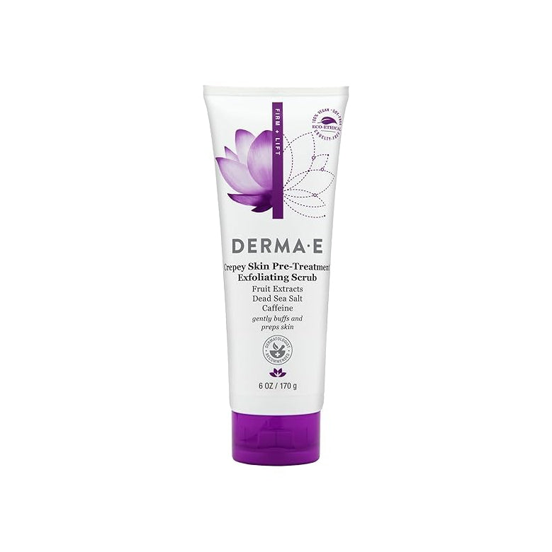 Derma E Crepey Skin Pre-Treatment Exfoliant Scrub 170g