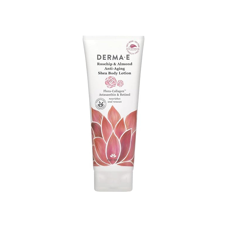 Derma E Rosehip & Almond Shea Body Lotion 227g