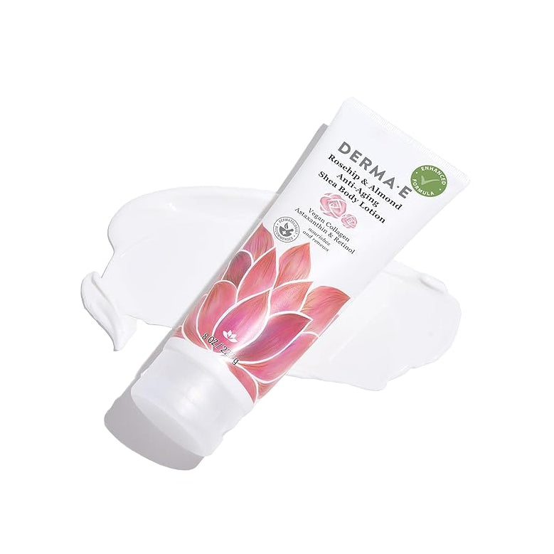 Derma E Rosehip & Almond Shea Body Lotion 227g