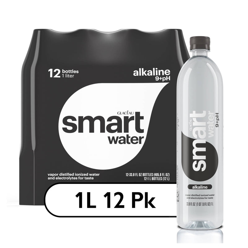 Glaceau smartwater Alkaline With Antioxidant - 12-Pack - Water