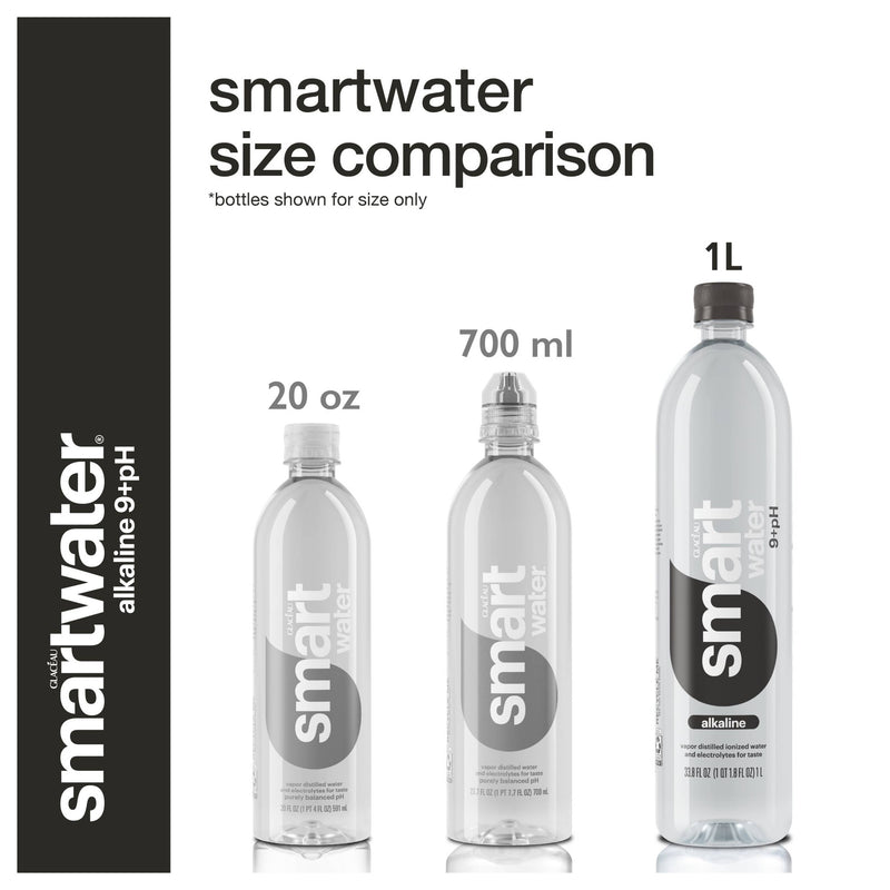 Glaceau smartwater Alkaline With Antioxidant - 12-Pack - Water