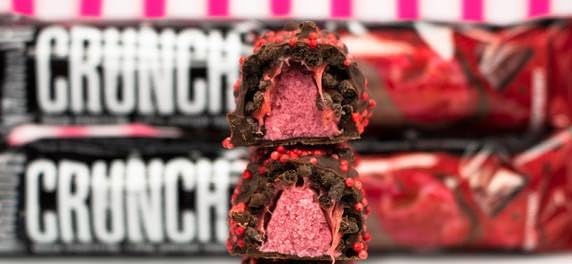 Warrior Crunch Bars, Box of 12, Raspberry Dark Chocolate