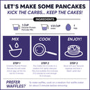 Flourish Keto Pancake & Waffle Mix - Blueberry 283g - Pancake Mix