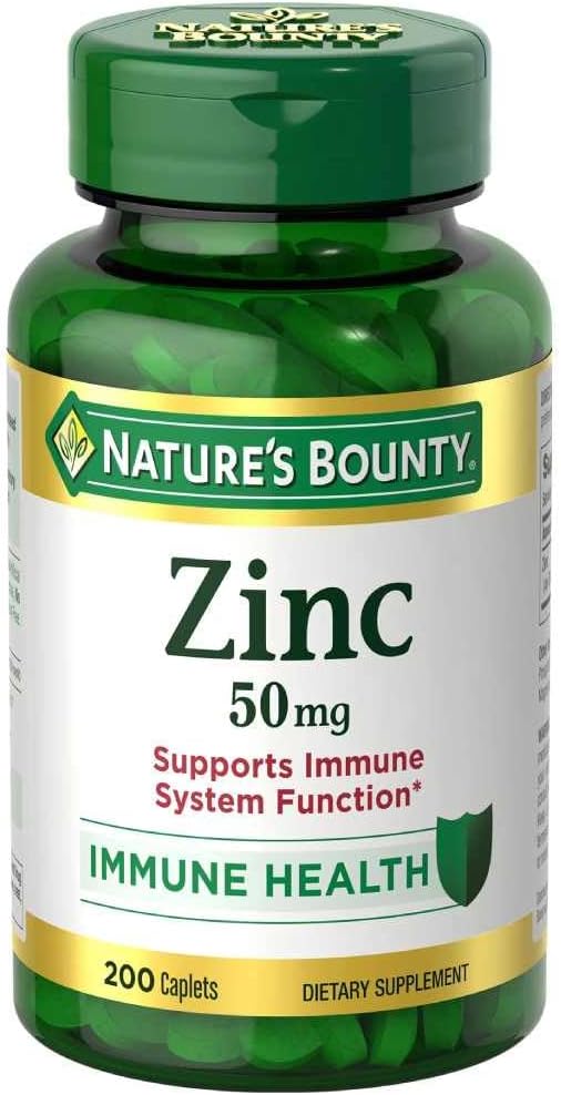 Nature's Bounty Zinc 50 mg BC