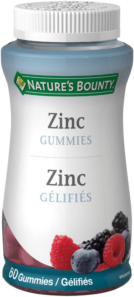 Bonbons gélifiés au zinc Nature's Bounty
