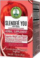Dr. Tea Slender You With Senna - Pomegranate Flavor - - Tea