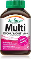 Jamieson 100% Complete Multi Women's - 90 Caplets - Multivitamin