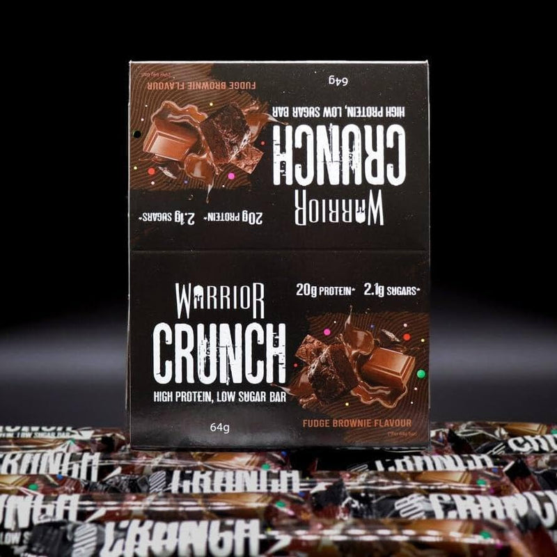 Warrior Crunch Fudge Brownie Bars