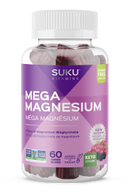 SUKU Mega Magnesium Gummies - Crème Brûlée 60 gummies - Magnesium