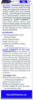 Nu-Life Sleep Therapy - 30 Capsules - Vitamins