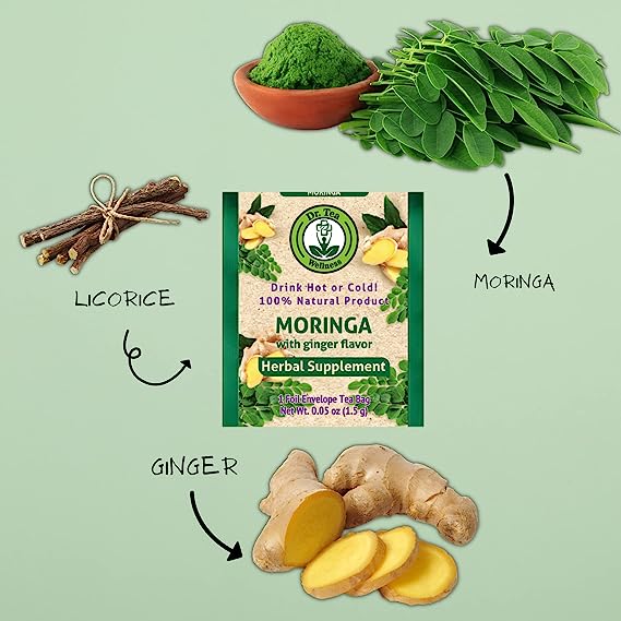 Dr. Tea Moringa mit Ingwergeschmack