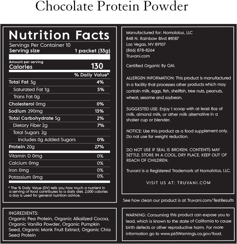 Truvani Plant Based Protein