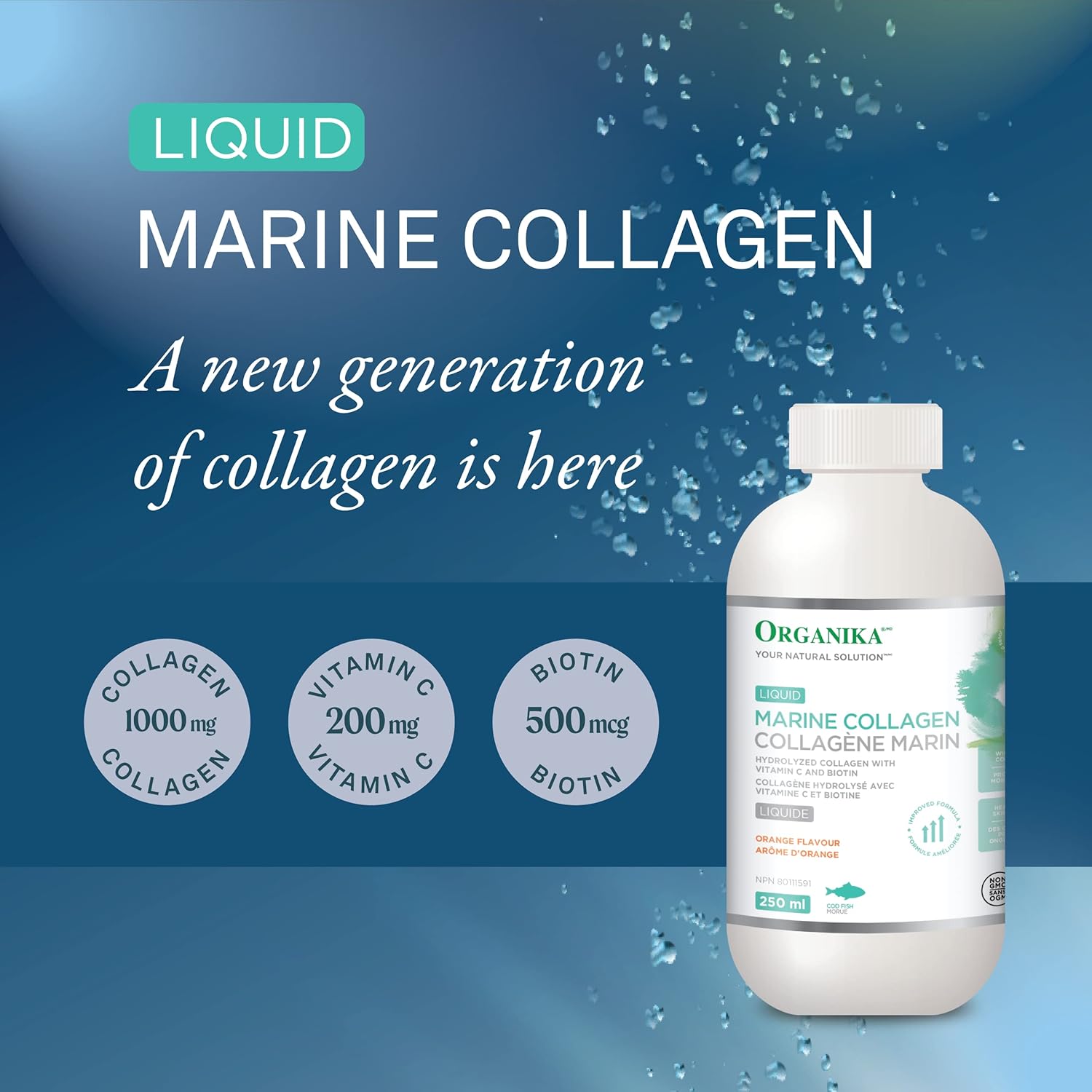 Collagène Marin Liquide Organika