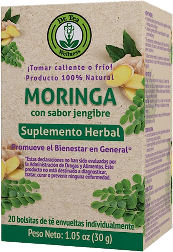 Dr. Tea Moringa mit Ingwergeschmack