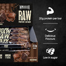 Warrior Raw Protein Flapjack Bars - Chocolate Brownie 12-pack - Protein snacks