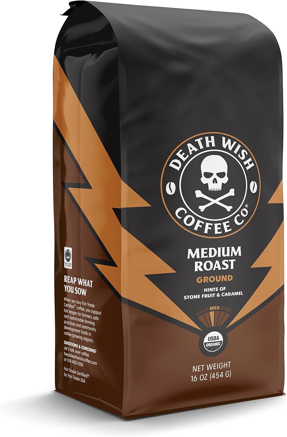 Death Wish Coffee Grounds