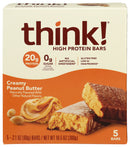 Think! High Protein Bars - Salted Caramel 10-Pack - - Protein snacks
