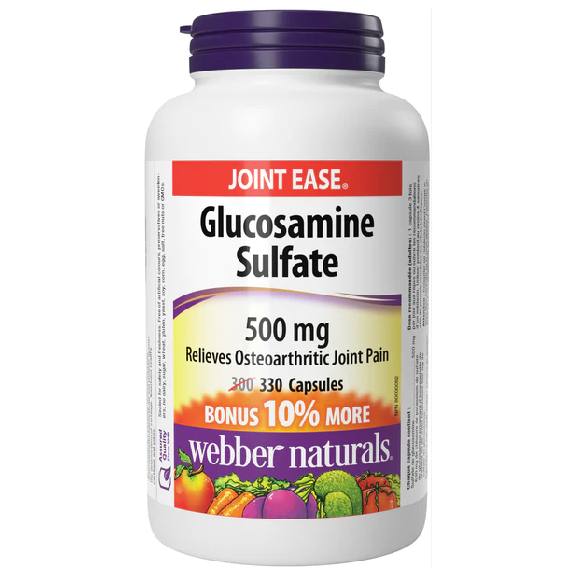Webber Naturals Glucosamine Sulfate 500 mg 250 Capsules