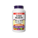 Webber Naturals Calcium Vitamin D3 500 mg/200 IU - 275 Tablets - Calcium