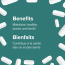 Webber Naturals Calcium Vitamin D3 500 mg/200 IU - 275 Tablets - Calcium