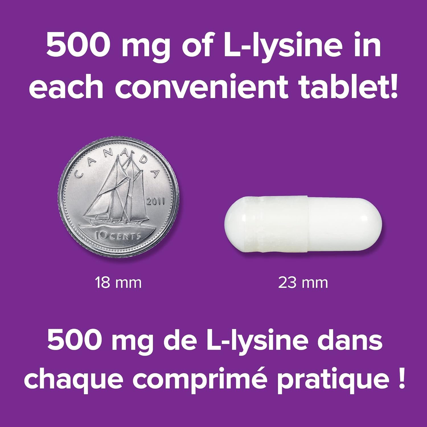 Webber Naturals L-Lysine 500 mg - 60 vegetarian capsules - Amino Acids