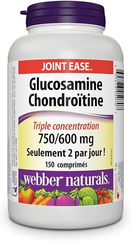 Webber Naturals Glucosamine Chondroitin Triple Strength 750/600 mg