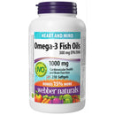 Webber Naturals Omega-3 Fish Oils 300 mg EPA/DHA 1000 mg - 210 Softgels - Omega 3