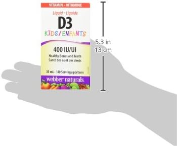 Webber Naturals Vitamin D3 400 IU 270 Tablets