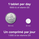 Webber Naturals D3 1000 IU - 500 Tablets - Vitamin D