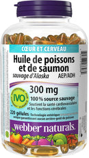 Webber Naturals Wild Alaskan Salmon & Fish Oil 1,000 mg