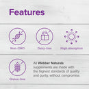 Webber Naturals Magnesium Citrate High Absorption 150 mg - 240 Capsules - Magnesium