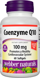 Webber Naturals Coenzyme Q10 100 mg - 60 Softgels - CoQ10
