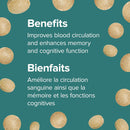 Webber Naturals Ginkgo Biloba 60 mg - 180 Tablets - Herbals