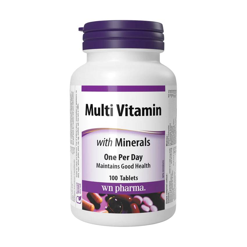 Webber Naturals Multi Vitamin with Minerals One Per Day 100 Tablets