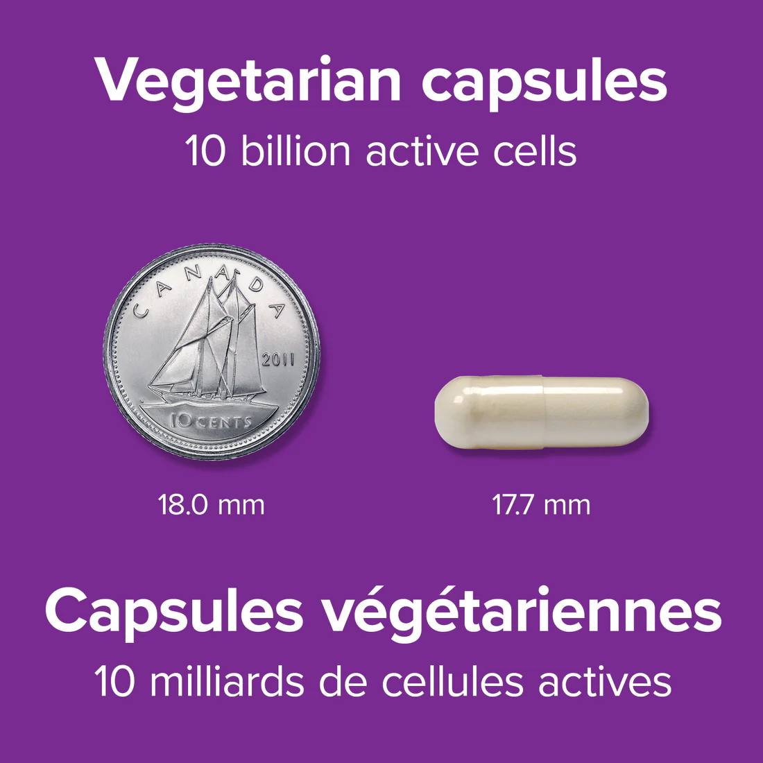 Webber Naturals Probiotic 10 Billion 40 vegetarian capsules