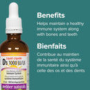Webber Naturals Vitamin D3 I000 IU - 25mL - Vitamin D